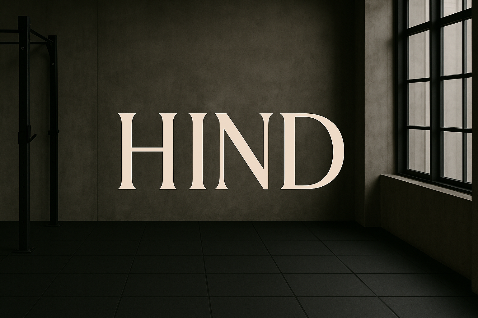 Fond industriel avec logo HIND seul